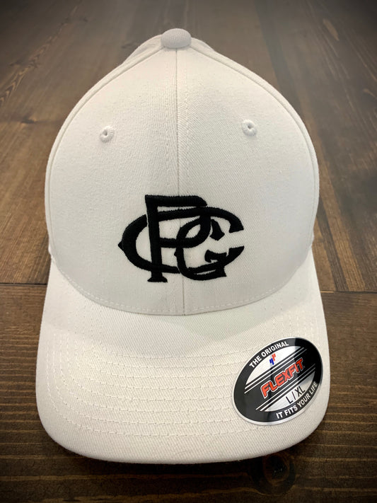White PGC Monogram Flexfit