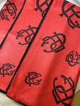 Red Scatter Monogram Tour Towel